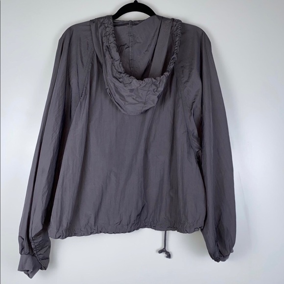 Free People Movement On The Rise Windbreaker Jacket Twilight Grey - Picture 6 of 9